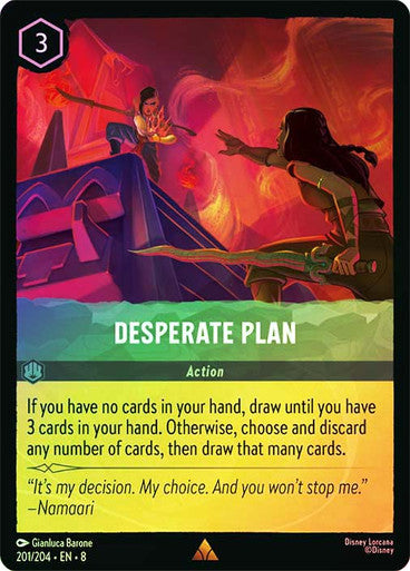 Reign Of Jafar - 201/204 - Desperate Plan - Foil