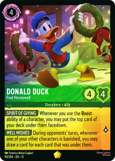 Winterspell - 093/204 - Donald Duck - Fred Honeywell - Foil