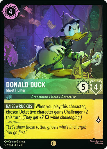 Whispers in the Well - 172/204 - Donald Duck - Ghost Hunter - Foil
