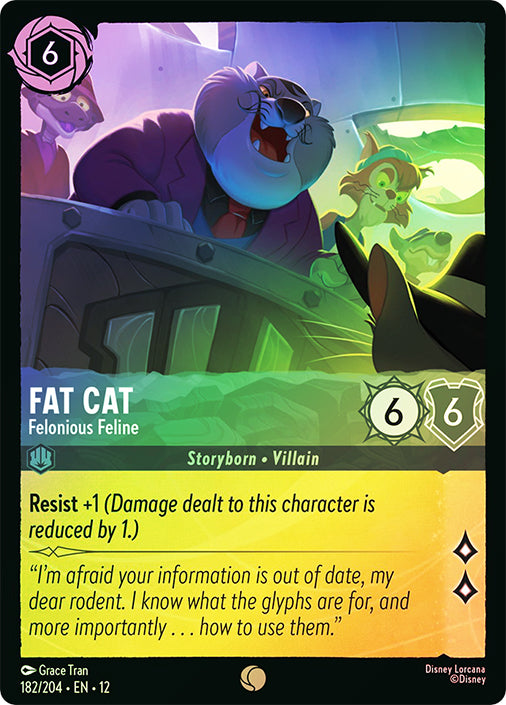 Wilds Unknown - 182/204 - Fat Cat - Felonious Feline - Foil