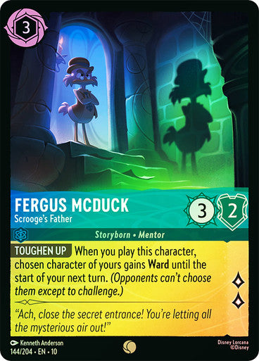 Whispers in the Well - 144/204 - Fergus McDuck - Scrooge's Father - Foil