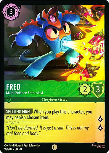 Reign Of Jafar - 092/204 - Fred - Major Science Enthusiast - Foil