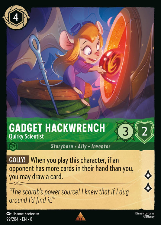 Reign Of Jafar - 099/204 - Gadget Hackwrench - Quirky Scientist