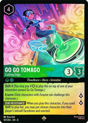 Reign Of Jafar - 107/204 - Go Go Tomago - Cutting Edge - Foil
