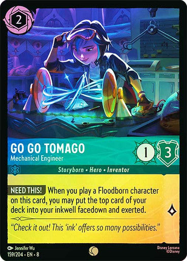 Reign Of Jafar - 159/204 - Go Go Tomago - Mechanical Engineer - Foil