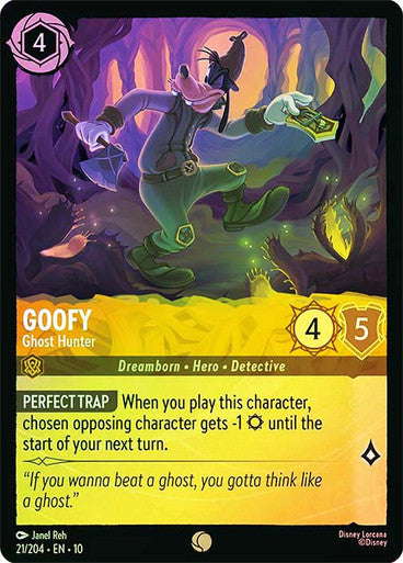 Whispers in the Well - 021/204 - Goofy - Ghost Hunter - Foil