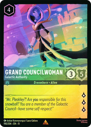 Winterspell - 190/204 - Grand Councilwoman - Galactic Authority - Foil