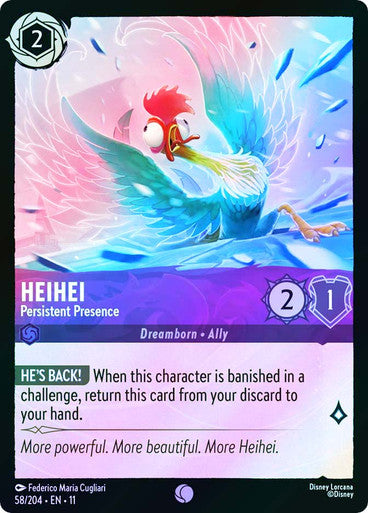 Winterspell - 058/204 - HeiHei - Persistent Presence - Foil