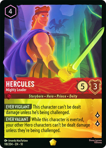Whispers in the Well - 118/204 - Hercules - Mighty Leader - Foil