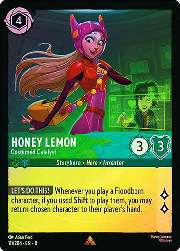 Reign Of Jafar - 111/204 - Honey Lemon - Costumed Catalyst - Foil