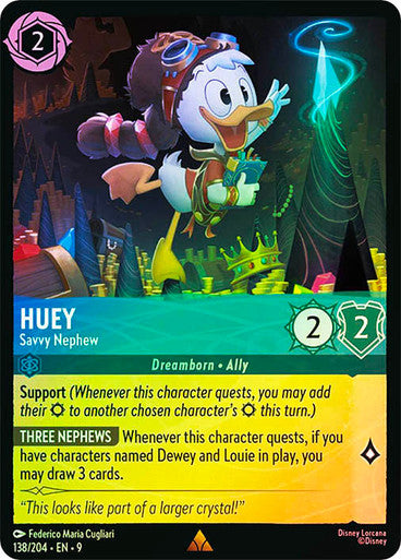 Fabled - 138/204 - Huey - Savvy Nephew - Foil