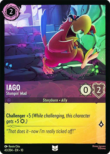 Whispers in the Well - 043/204 - Iago - Stompin' Mad - Foil