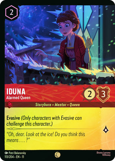 Winterspell - 113/204 - Iduna - Alarmed Queen - Foil