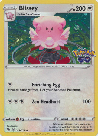 PGO - 052/078 - Blissey - Cosmos Holo