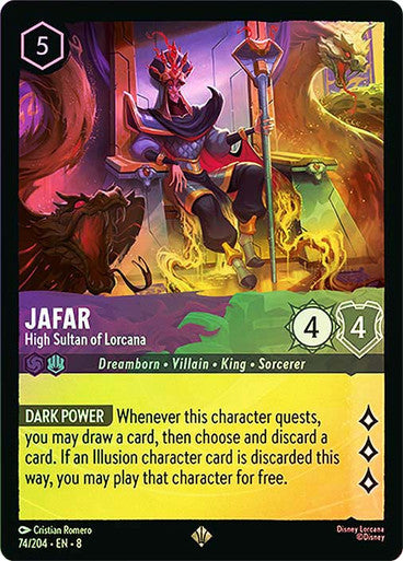 Reign Of Jafar - 074/204 - Jafar - High Sultan of Lorcana - Foil