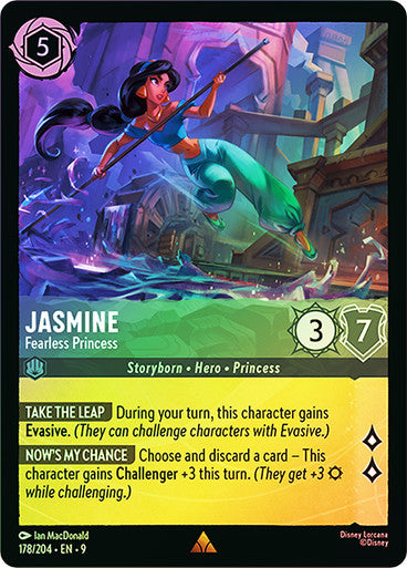 Fabled - 178/204 - Jasmine - Fearless Princess - Foil