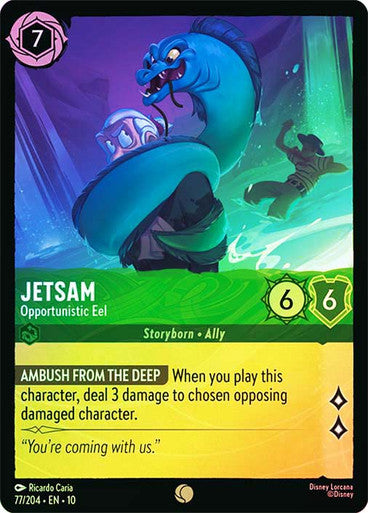 Whispers in the Well - 077/204 - Jetsam - Opportunistic Eel - Foil