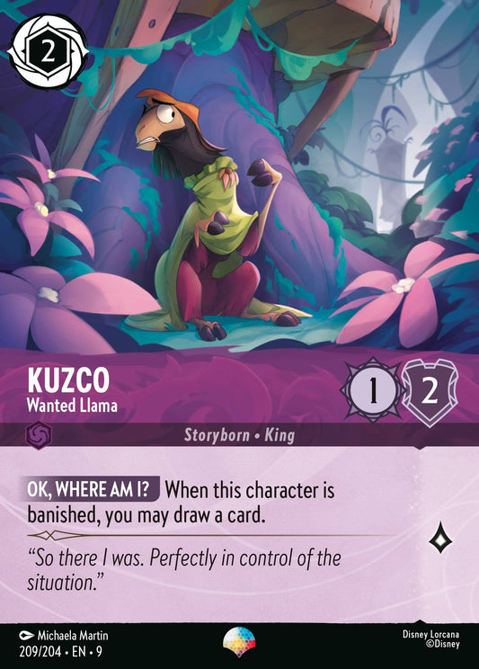 Fabled - 209/204 - Kuzco - Wanted Llama