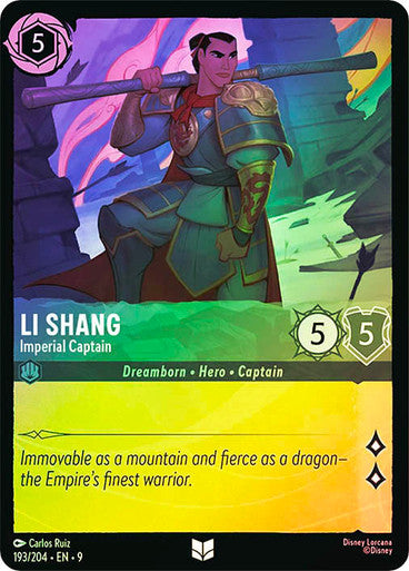 Fabled - 193/204 - Li Shang - Imperial Captain - Foil