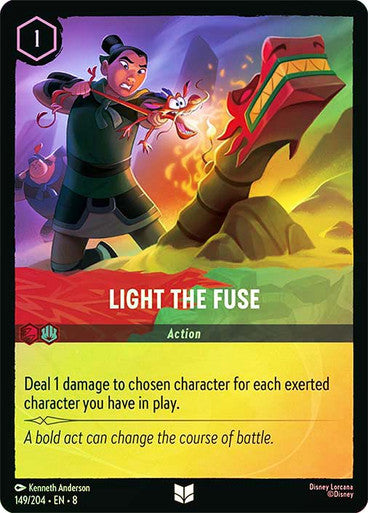 Reign Of Jafar - 149/204 - Light the Fuse - Foil