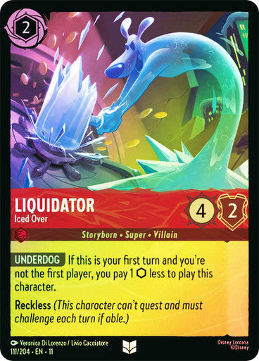 Winterspell - 111/204 - Liquidator - Iced Over - Foil