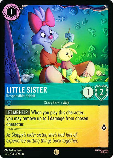 Reign Of Jafar - 163/204 - Little Sister - Responsible Rabbit - Foil