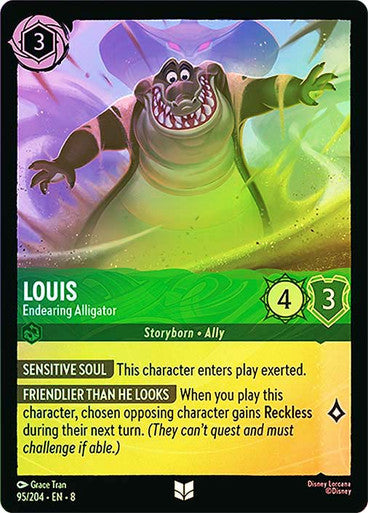 Reign Of Jafar - 095/204 - Louis - Endearing Alligator - Foil