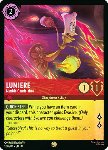Reign Of Jafar - 128/204 - Lumiere - Nimble Candelabra - Foil