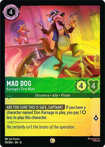 Reign Of Jafar - 093/204 - Mad Dog - Karnage's First Mate - Foil