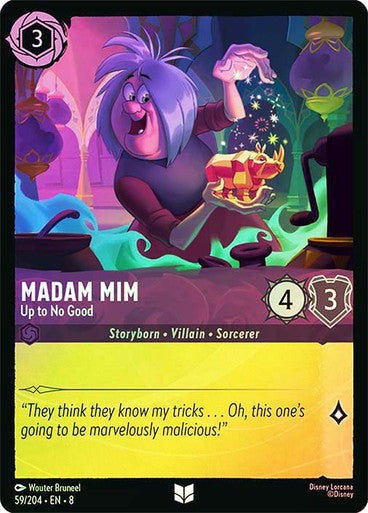 Reign Of Jafar - 059/204 - Madam Mim - Up to No Good - Foil