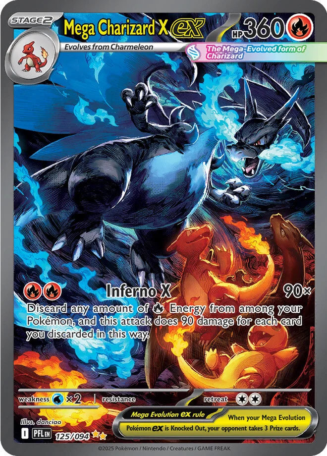 Phantasmal Flames - 125/094 - Mega Charizard X ex – Cards Center