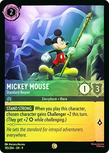 Fabled - 185/204 - Mickey Mouse - Standard Bearer - Foil
