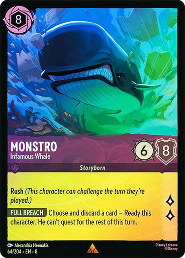 Reign Of Jafar - 064/204 - Monstro - Infamous Whale - Foil