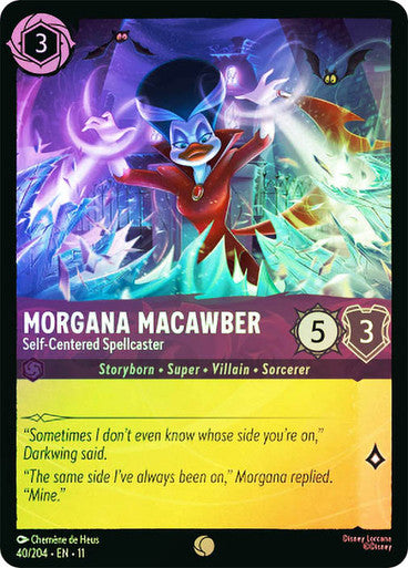 Winterspell - 040/204 - Morgana Macawber - Self-Centered Spellcaster - Foil