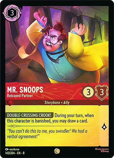 Reign Of Jafar - 143/204 - Mr. Snoops - Betrayed Partner - Foil