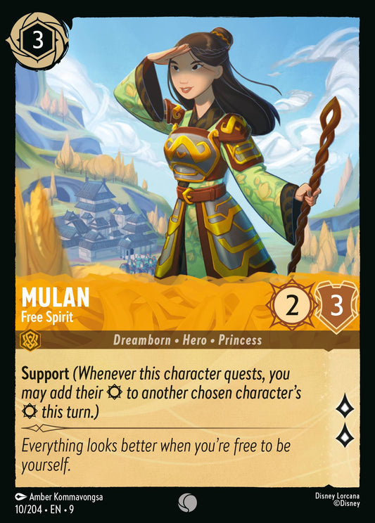 Fabled - 010/204 - Mulan - Free Spirit