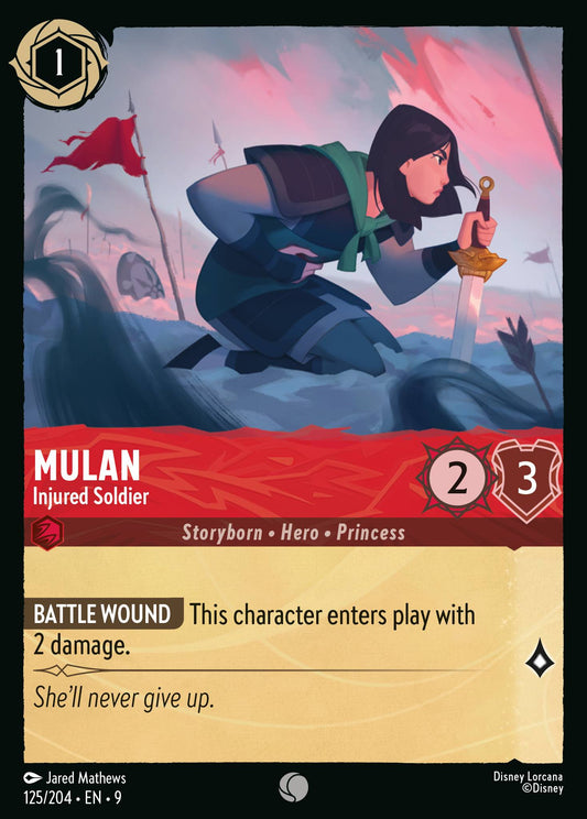 Fabled - 125/204 - Mulan - Injured Soldier