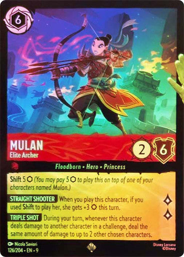Fabled - 126/204 - Mulan - Elite Archer - Foil