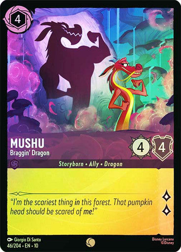 Whispers in the Well - 046/204 - Mushu - Braggin' Dragon - Foil