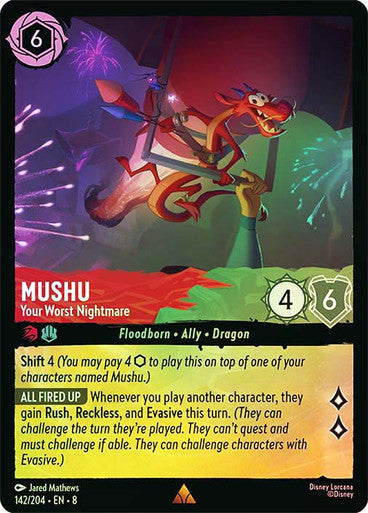 Reign Of Jafar - 142/204 - Mushu - Your Worst Nightmare - Foil