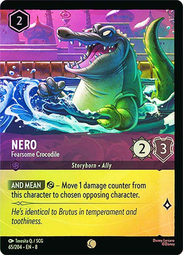 Reign Of Jafar - 065/204 - Nero - Fearsome Crocodile - Foil