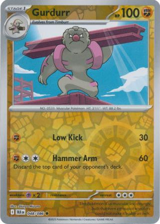 Black Bolt - 048/086 - Gurdurr - Reverse Holo