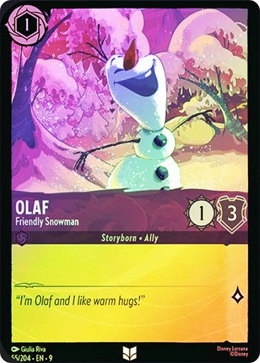 Fabled - 055/204 - Olaf - Friendly Snowman - Foil