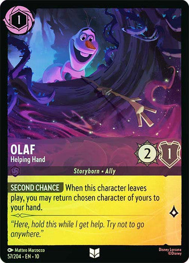 Whispers in the Well - 057/204 - Olaf - Helping Hand - Foil