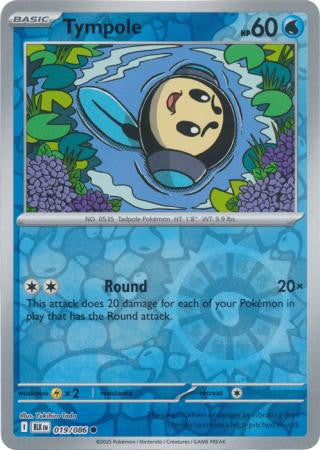 Black Bolt - 019/086 - Tympole - Reverse Holo