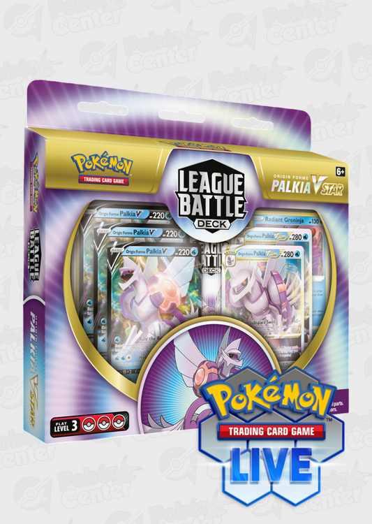 Live Code Card: Origin Forme Palkia VSTAR League Battle Deck