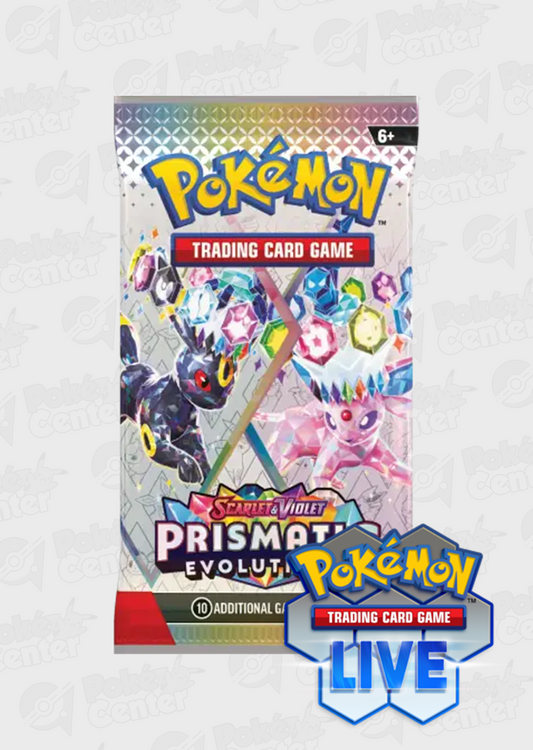 Live Code Card: Prismatic Evolutions Booster Pack