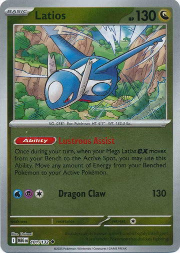 Mega Evolution - 101/132 - Latios - Reverse Holo