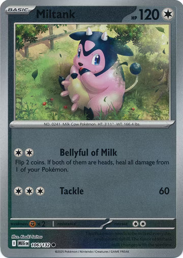 Mega Evolution - 106/132 - Miltank - Reverse Holo