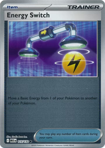 Mega Evolution - 115/132 - Energy Switch - Reverse Holo